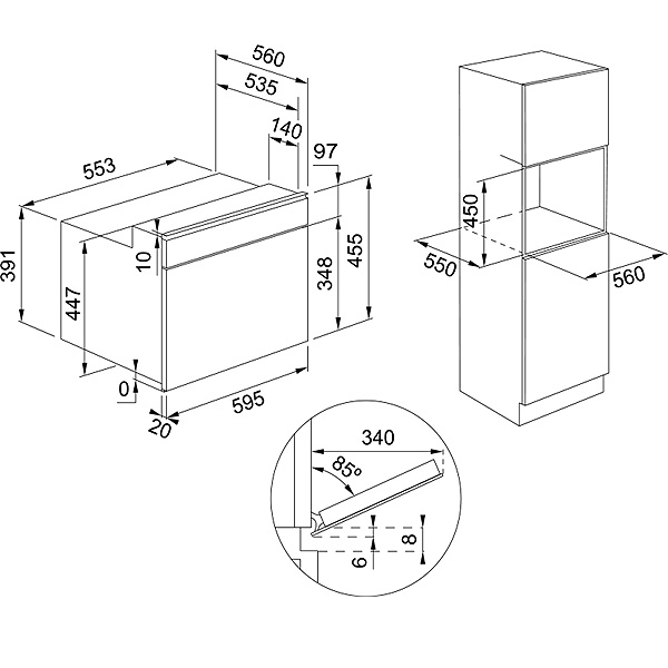 Cuptor cu microunde încorporabil Franke FMA 45 MW XS 131.0606.104 Maris Inox - imagine 6