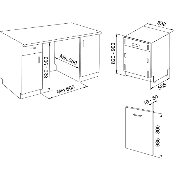 Mașină de spălat vase încorporabilă Franke FDW 614 D10P DOS LP C 117.0611.675 - imagine 5