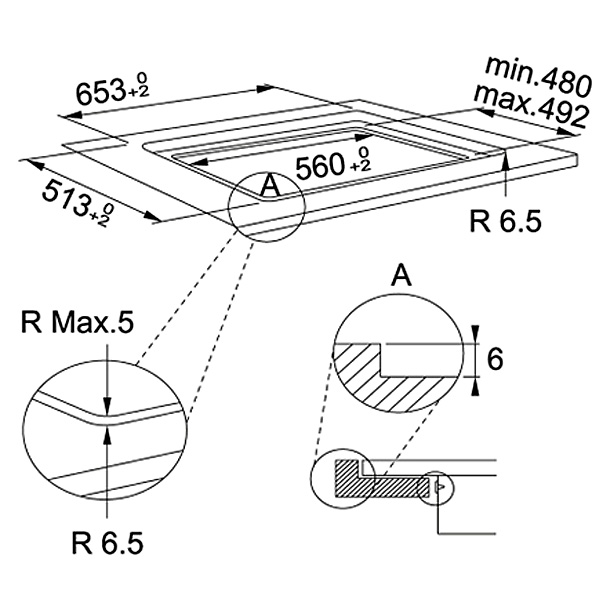 Plita cu inducție Franke FMA 654 I F BK Nero 108.0606.111 - imagine 6