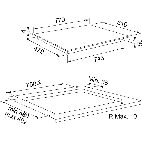 Plita cu inducție Franke Maris FMA 804 I F BK Nero 108.0704.935 - imagine 7