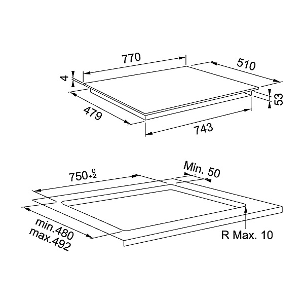 Plita cu inducție Franke Mythos FMY 808 I FP BK KL Nero 108.0704.932 - imagine 8