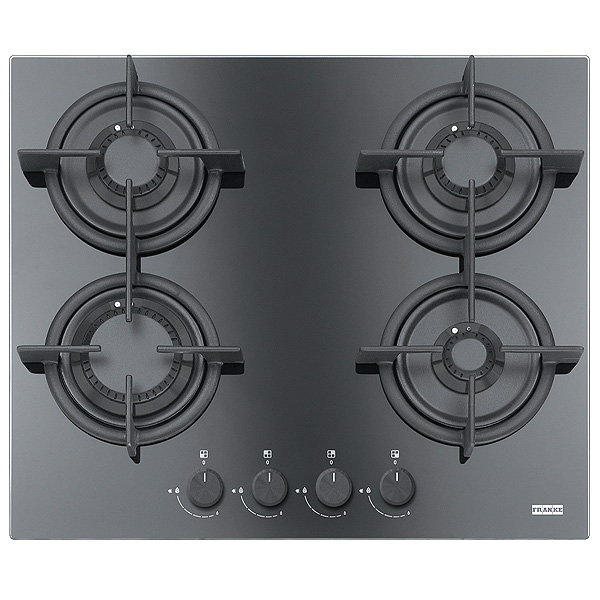 Plită incorporabilă pe gaz Franke FHCR 604 4G HE BK C Cristallo Nero - imagine 2