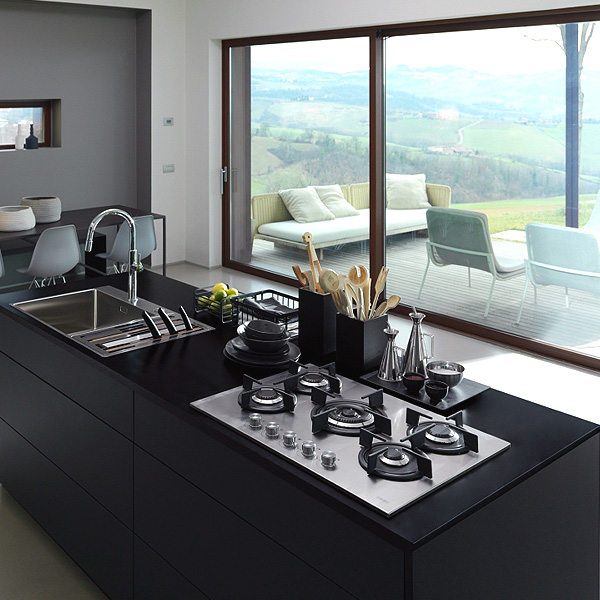 Plită incorporabilă pe gaz Franke FHCR 755 4G TC HE XA C Inox satinat 106.0496.076 - imagine 7