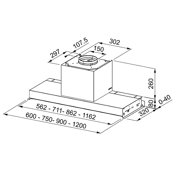 Hota incorporabila Franke FMY DRIP-FREE 60 Inox Satinat 305.0702.609 - imagine 6