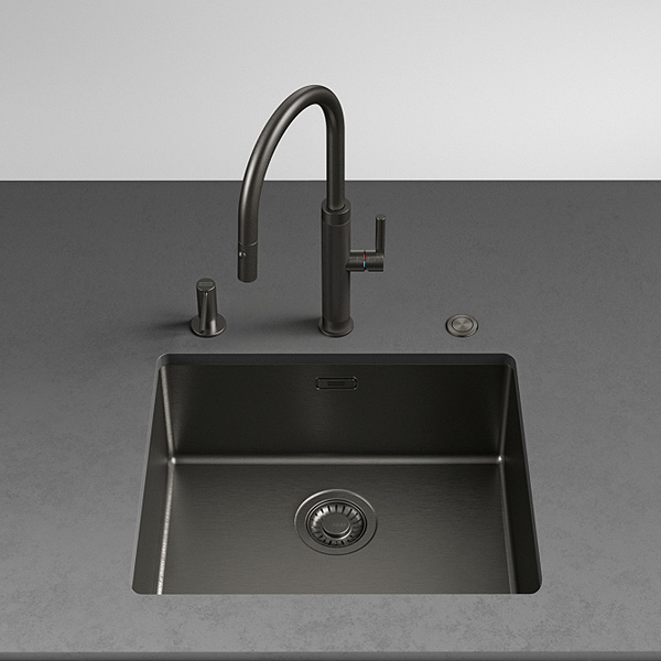 Bateria de bucătărie Franke Mythos Masterpiece Duș  Anthracite 115.0711.555