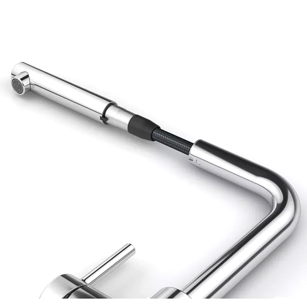 Bateria FRANKE Lina Extractibil Monojet Ardezie Gri (115.0733.716) - imagine 3