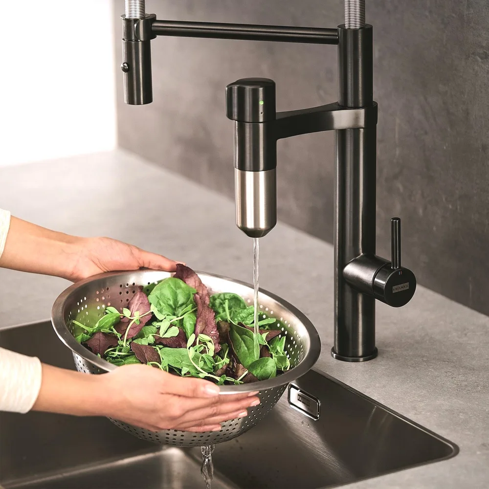 Кухонный смеситель FRANKE Vital Матовый Чёрный (120.0621.312) — изображение 3