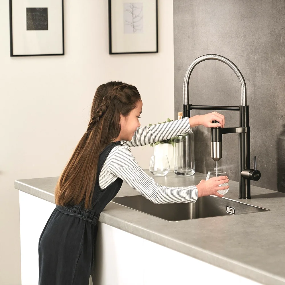 Кухонный смеситель FRANKE Vital Матовый Чёрный (120.0621.312) — изображение 4
