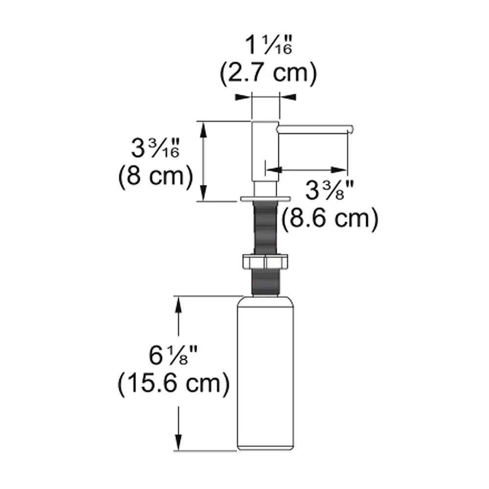 Dozator Atlas Inox Antracit (112.0717.103) - imagine 4